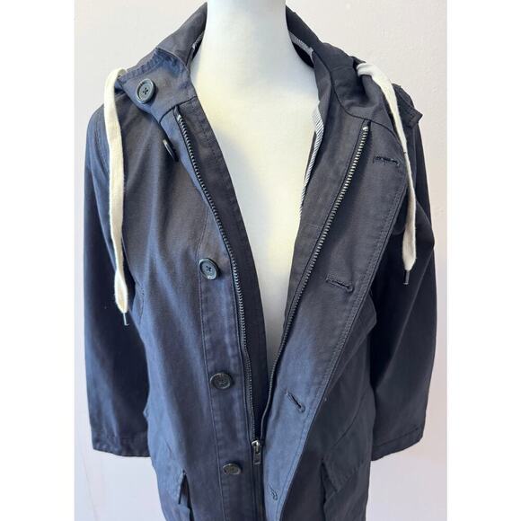NWOT J. Crew Hooded Essie Jacket Lightweight Utility Size PS (classic preppy) - Picture 4 of 7